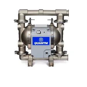 QUANTM h80, 1.5" FG SST Electric Diaphragm Pump, 200-240 V, FEP AL Center, SS Seat, CW Ball, PS Diaphragm - Graco HE80-0221