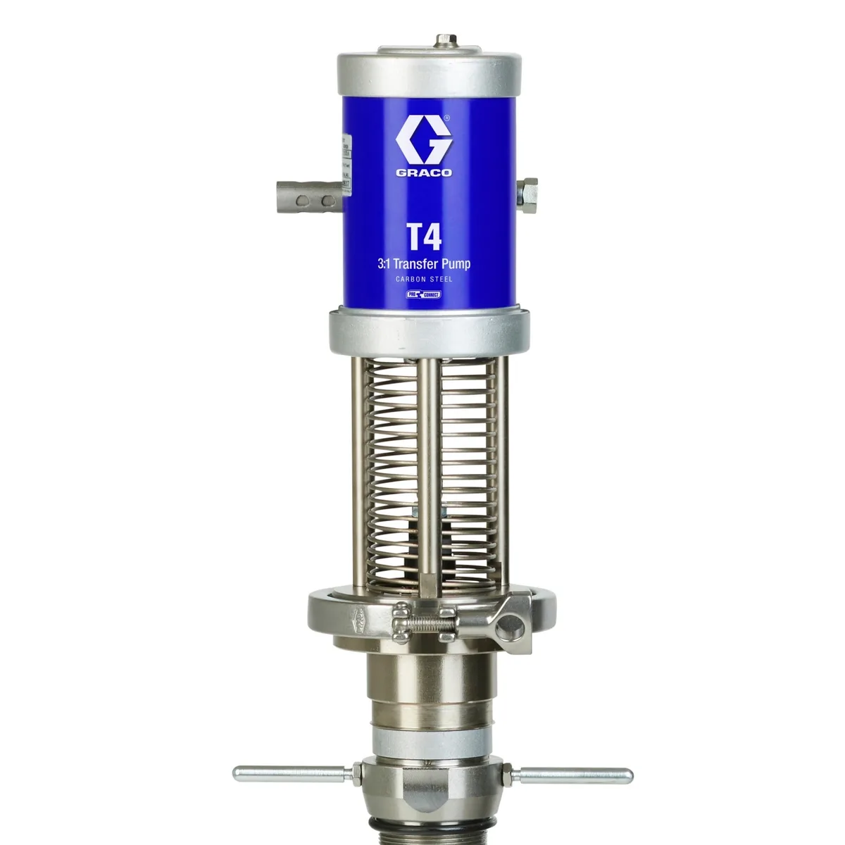 T4 Package: Includes 2 Pumps (Carbon Steel) and 2 Supply Hoses - Graco 26D002