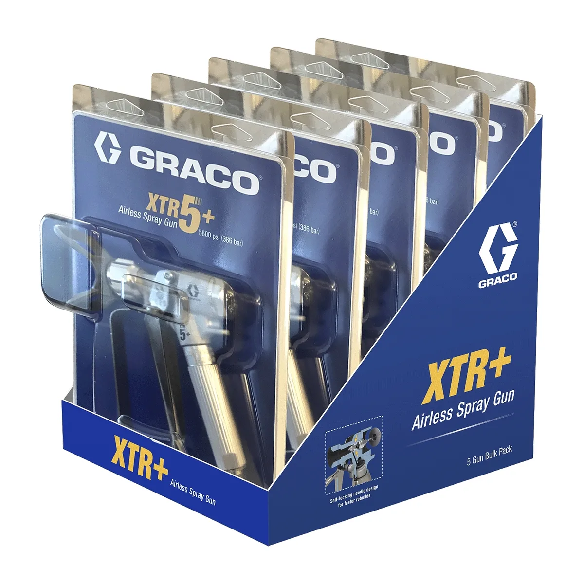 Bulk XTR7+, Quantity 5 of XTR720 with Display Stand - Graco 26C997